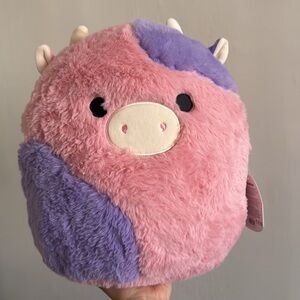 💗 Patty the Cow 12” HTF Fuzzamallow Squishmallow